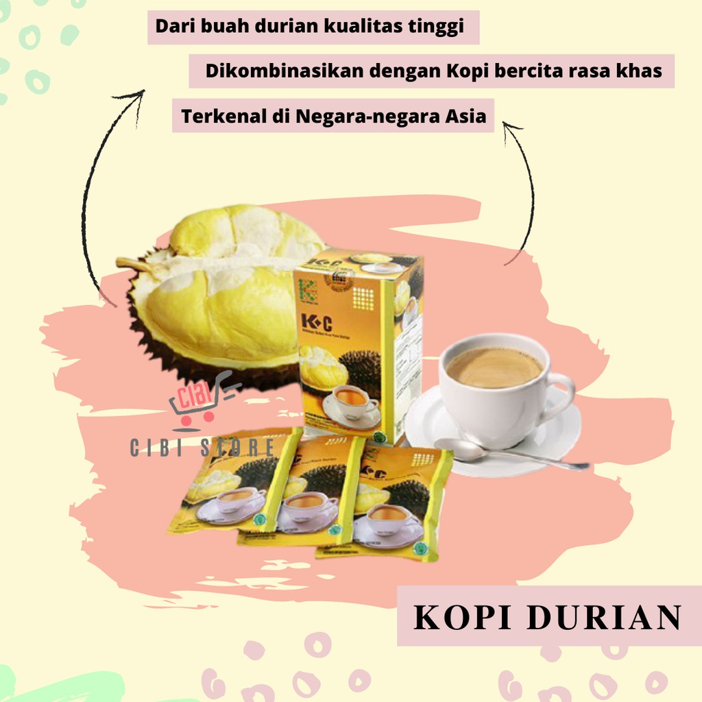 

Kopi Durian Kesehatan K-Coffee Durian