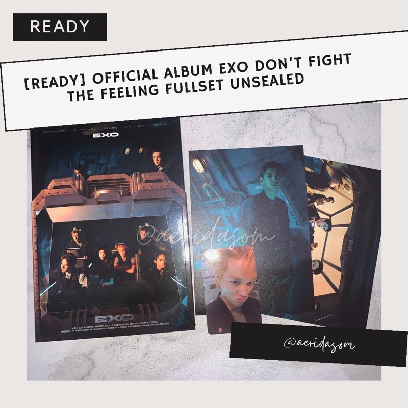 [READY] OFFICIAL ALBUM EXO DONT FIGHT THE FEELING FULLSET KAI (UNSEALED)