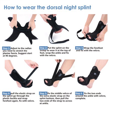 Drop Ankle Foot Orthosis / AFO / Ankle Support / Plantar Fascitis / Drop Foot / Stroke / Kesehatan