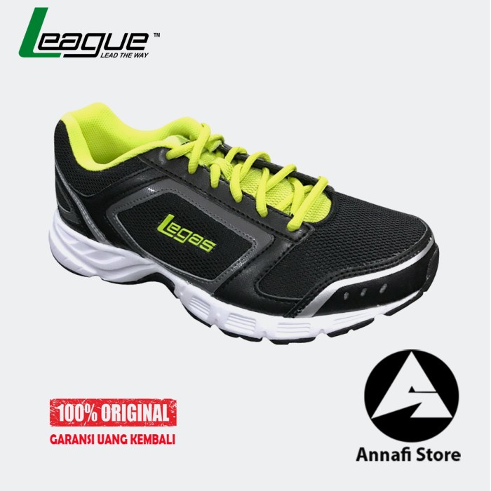 JUAL SEPATU RUNNING PRIA WANITA LEGAS RAPID 2 - BLACK