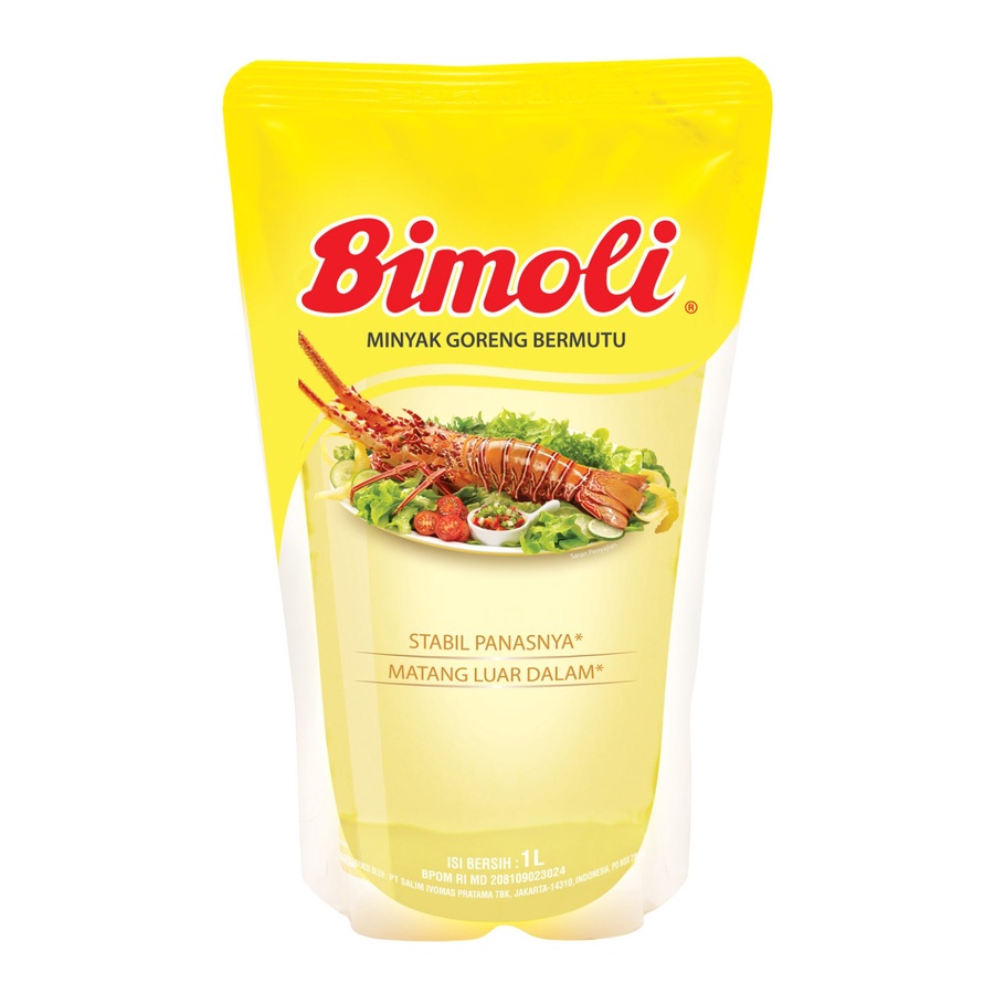 MINYAK GORENG BIMOLI 1 LITER COOKING OIL HALAL