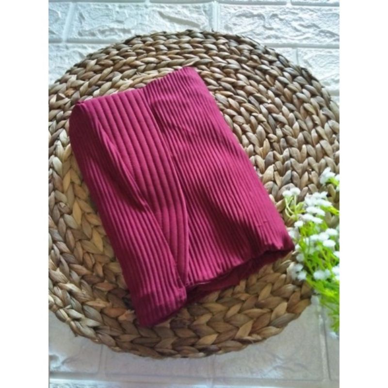 JILBAB BERGO PLISKET GOTIK ORI FI HIJAB-Maron