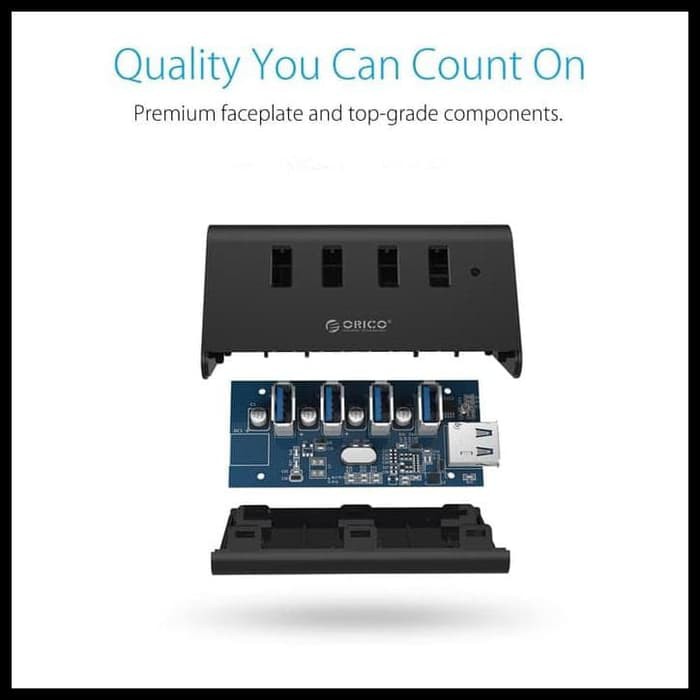 USB 3.0 HUB 4 port with Phone &amp; Tablet Stander Orico shc-u3