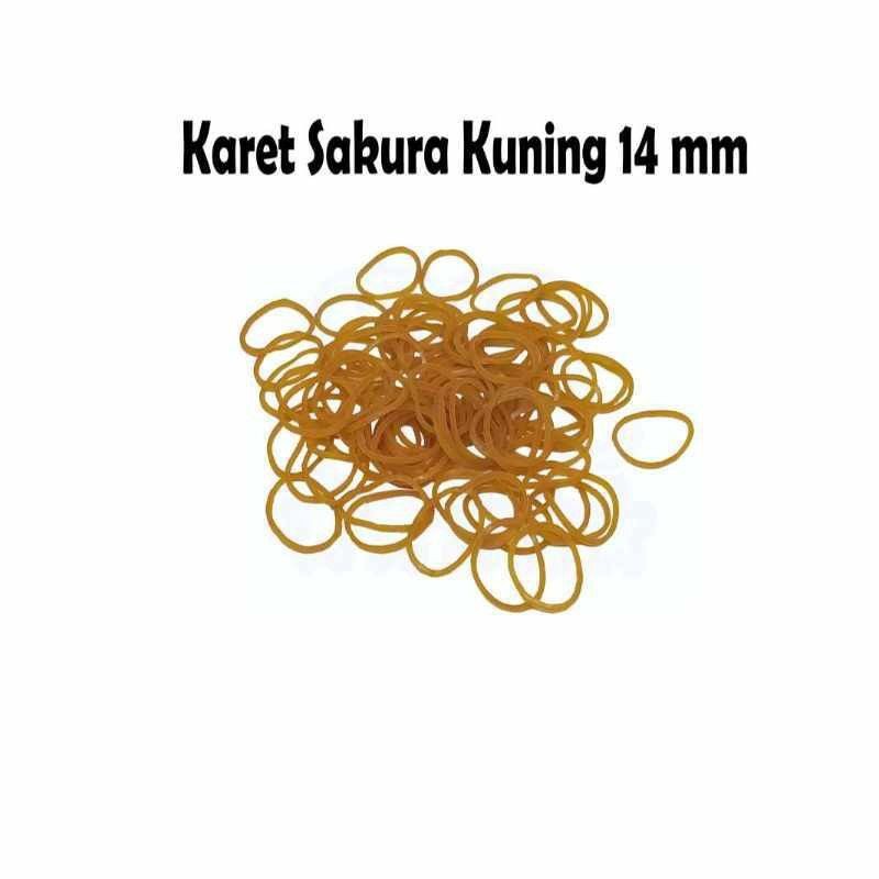 Karet Gelang SAKURA Kuning @100gram MURAH