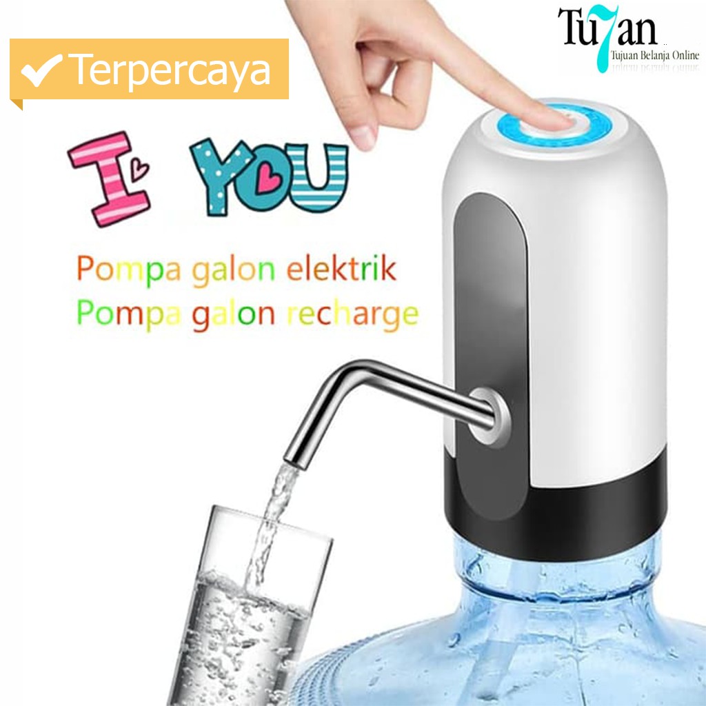 POMPA AIR GALON ELEKTRIK ELEKTRONIK DISPENSER AIR MINUM GALON DISPENSER MINI KERAN GALON
