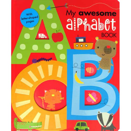 

My Awesome Alphabet Book (with letter-shaped pages)