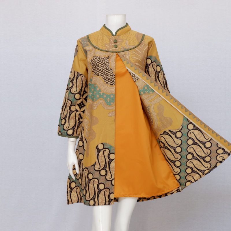 Glenca Tunik Batik Model Pias