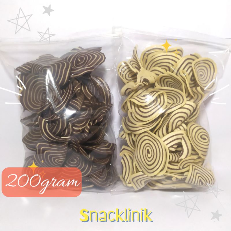

Kuping Gajah Coklat/putih 200gram