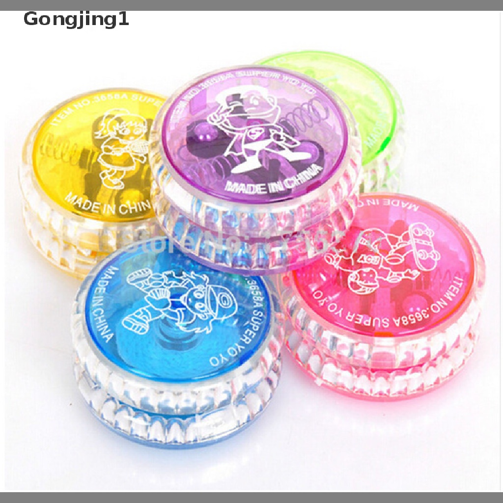 Gongjing1 Mainan YoYo Kecepatan Tinggi Dengan Lampu LED Untuk Anak