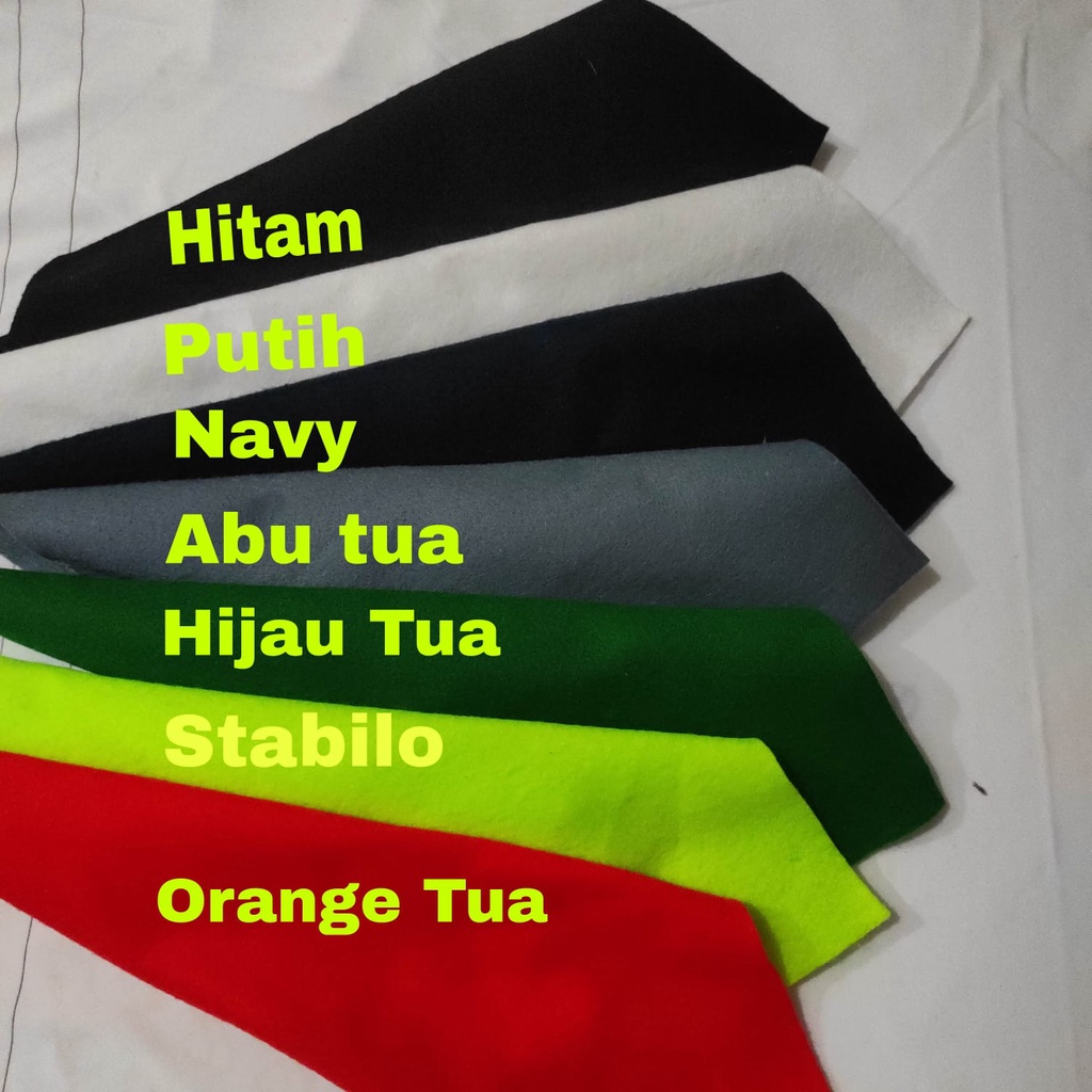 Kain flanel potongan 30cm x 25cm