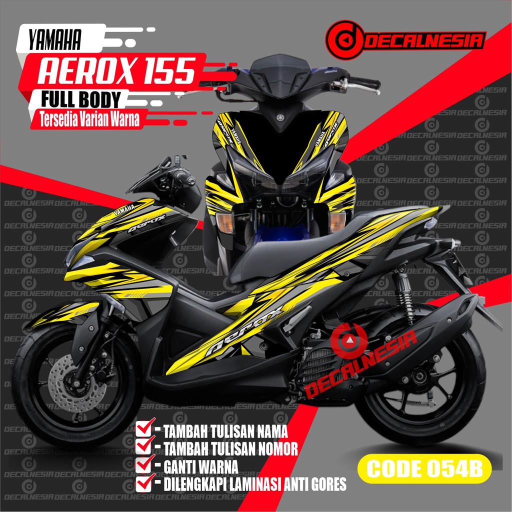 Jual Decal Stiker Motor Yamaha Aerox 155 Modifikasi Road Race Variasi Aksesoris Full Body Indonesia Shopee Indonesia