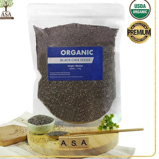 

Harga Spesial.. Organic Black Chia Seeds / Organic Chia Seed Mexico 1 Kg