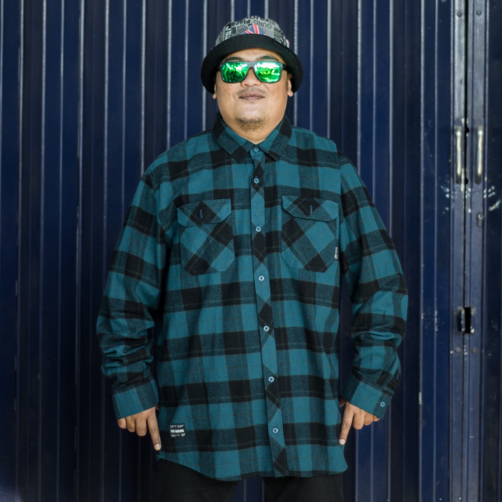 KEMEJA FOX TRAILDUST 2.0 FLANNEL MAUI BLUE ORIGINAL