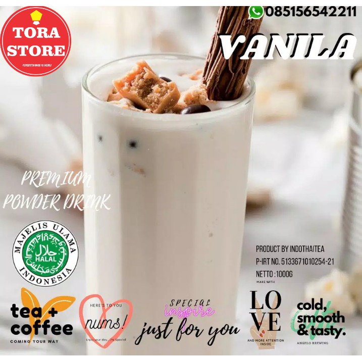 

Bubuk Minuman Vanilla 1 Kg 1000 gram / Vanilla Powder 1 Kg / Bubuk Vanilla 1 Kg / Powder Vanilla 1kg