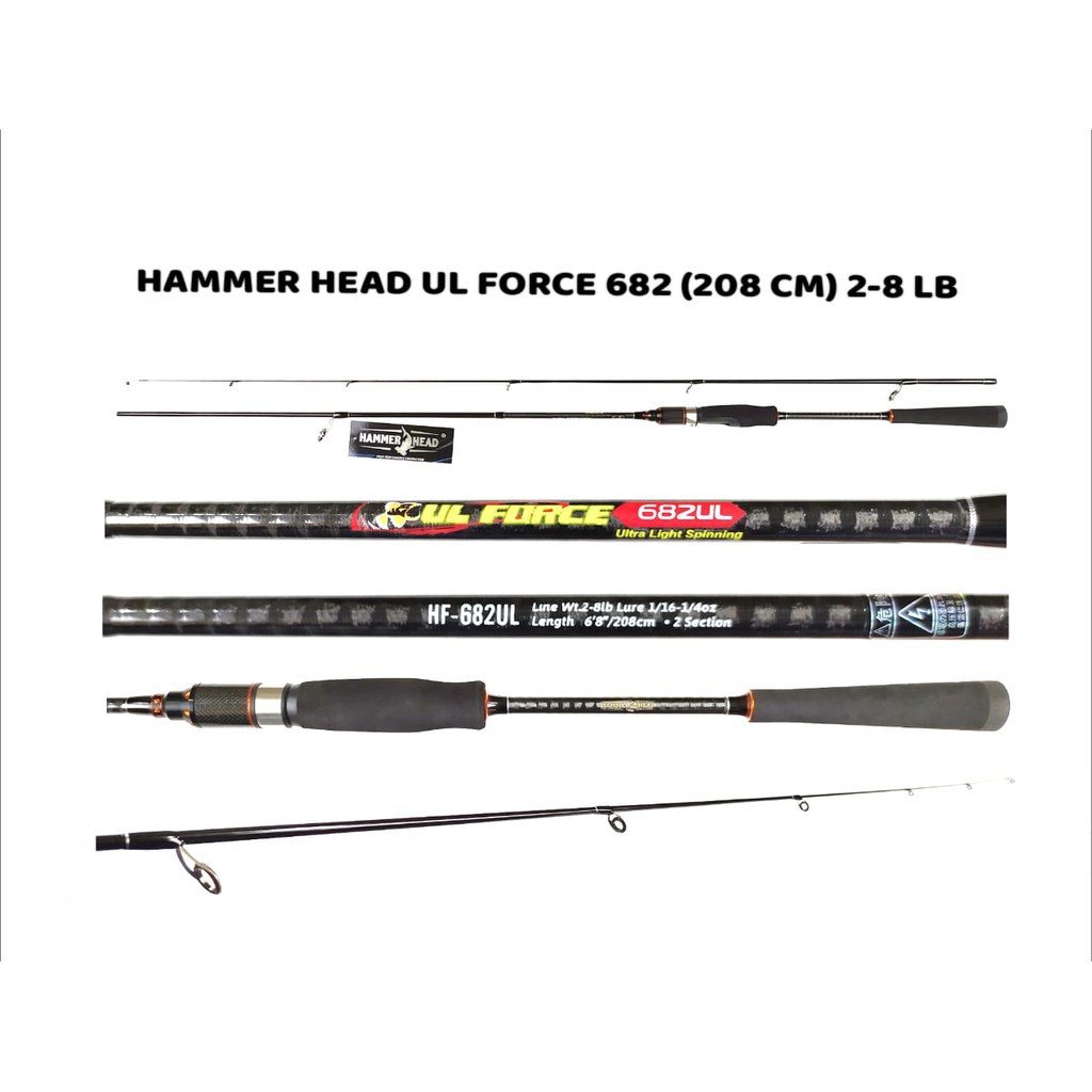 Joran pancing UL carbon hammerhead UL force murah laris semarang