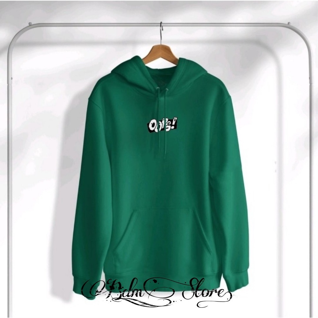 Jaket Pria Wanita COD Warna Cream Sablon Terbaru Bahan Cutton Fleece Original Basic Quality Kota Bandung