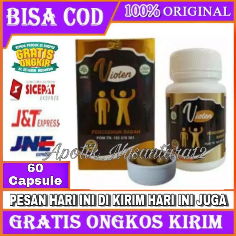 VIOLEN ASLI ORIGINAL 100% OBAT HERBAL PENGGEMUK BADAN TERBAIK