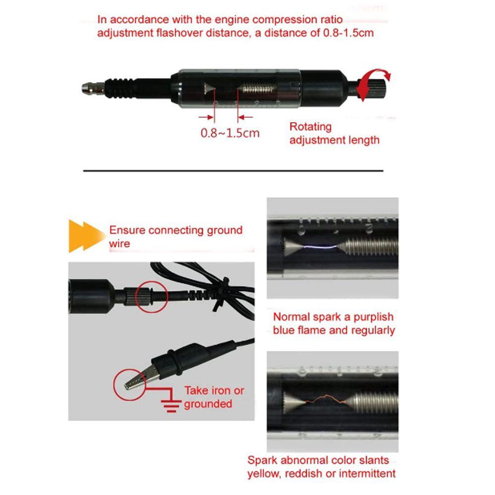 Populer Spark Plug Tester Mudah Dioperasikan Alat Perbaikan Auto Tools Alat Tes Diagnostik Mobil