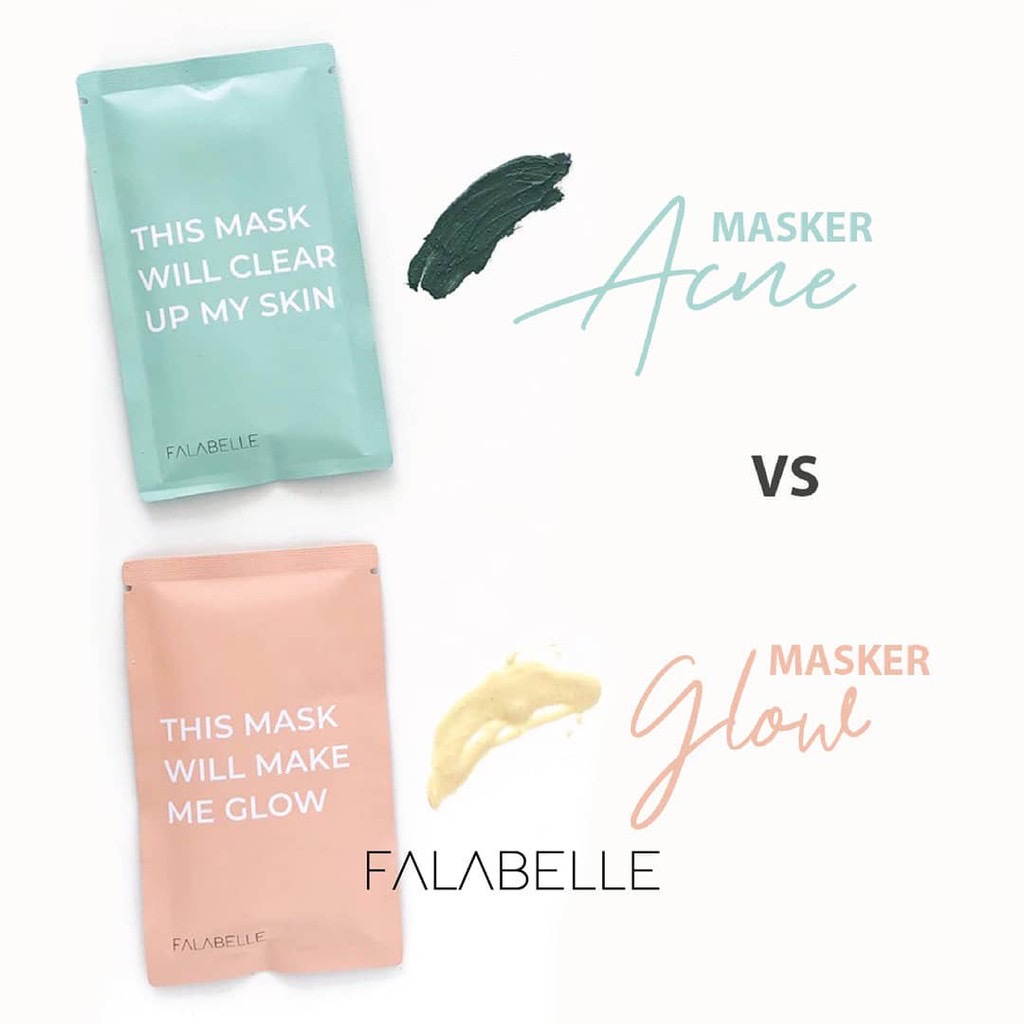 Falabelle Glow Mask - Falabelle Acne Mask 30gr original