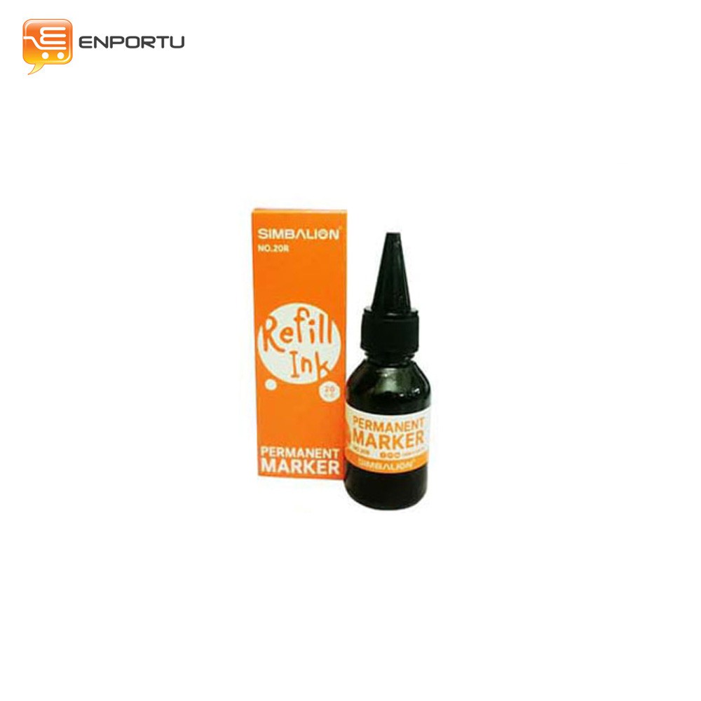 

Simbalion Refill Ink Permanent Marker 20ml - Tinta Isi Ulang Spidol Permanent