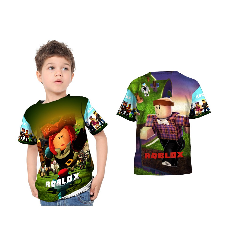 [Riashop] Kaos Roblox Anak | Kaos Roblox | Kaos Roblox Anak Laki Laki - 301