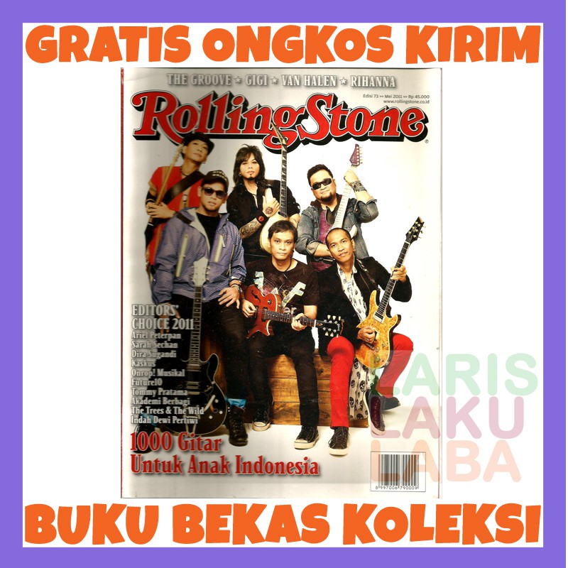 MAJALAH ROLLING STONE INDONESIA NOMOR 73 EDISI 73 BEKAS KOLEKSI
