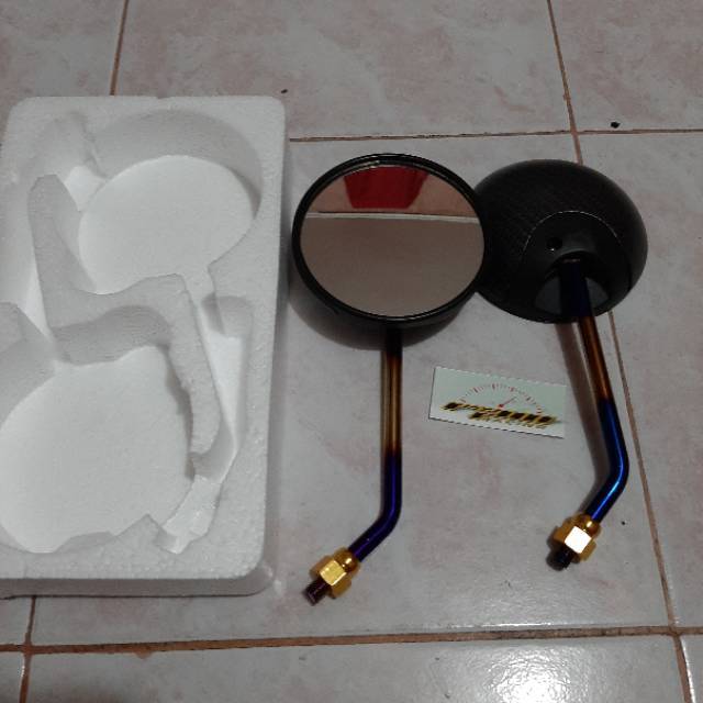 Spion Honda Scopy Twotone Carbo Thailand Spion Scopy 2 Warna Karbon Thailand