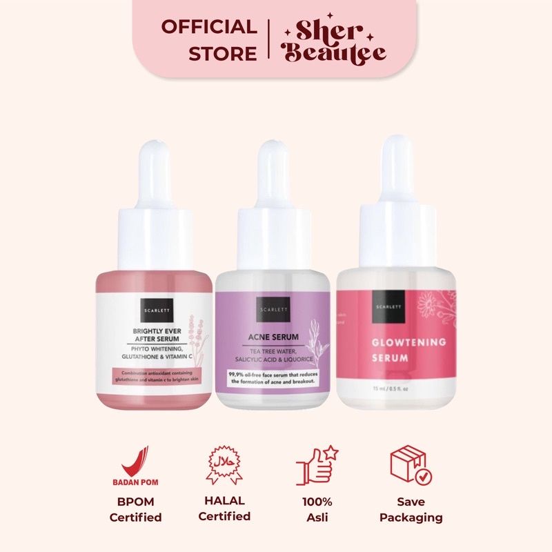 Scarllet Serum Brightly,Acne, Glowtening