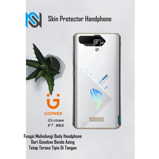 Isi 2pcs Garskin Hp Gionee P7 Max Motif rog 2 - Free Custom Motif