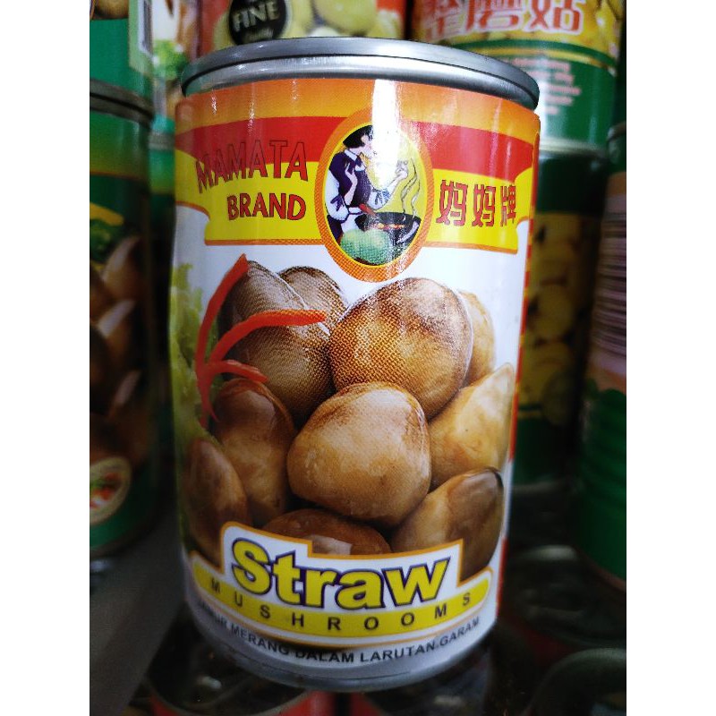 

MAMATA BRAND Straw Mushrooms 425gr / Jamur Merang dalam larutan garam