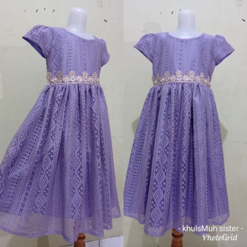 Gaun Anak  Melia brokat