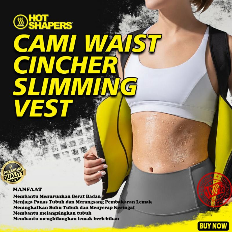 CAMI HOT SHAPER WAIST CINCHER ROMPI TANKTOP KORSET PELANGSING PENGECIL PERUT PEMBAKAR LEMAK