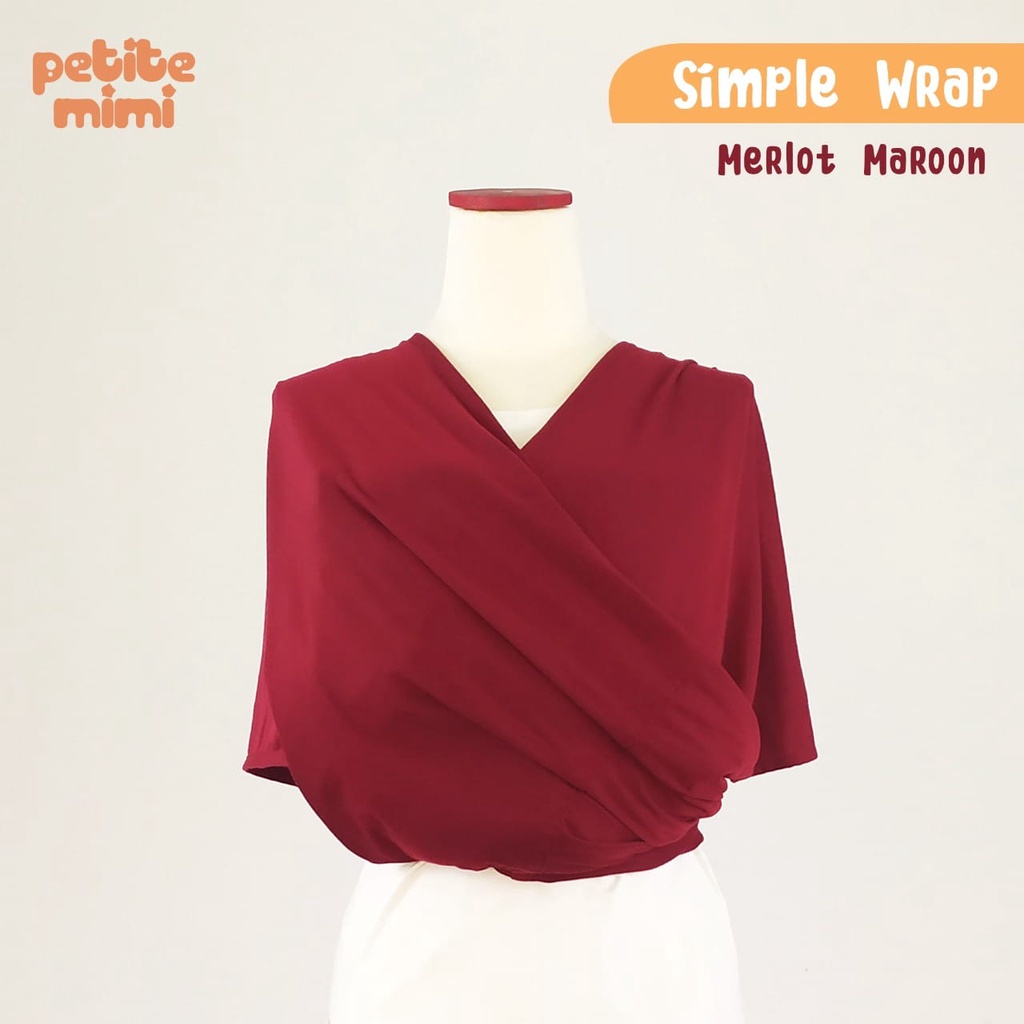 Petite Mimi Simple Wrap Gendongan Polos