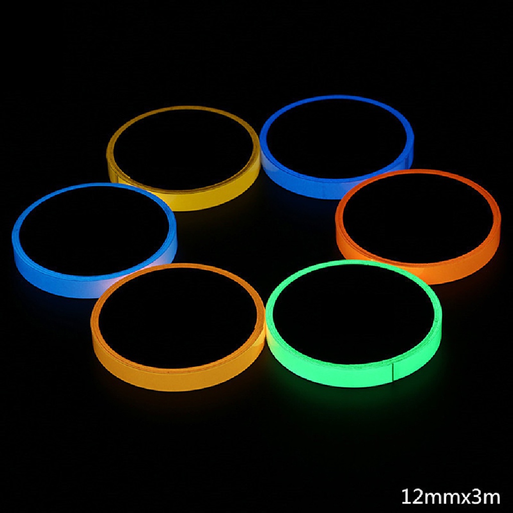 Gongjing1 Tape Luminous Glow In The Dark Anti Air Untuk Dekorasi Rumah