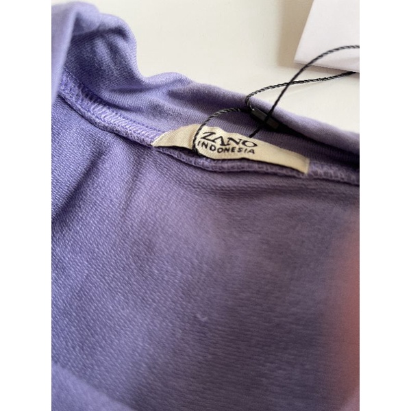 ZANO BASICS Sweater Crop Joana Purple