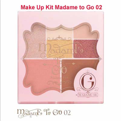 MADAME GIE TO GO MAKE UP KIT [EYESHADOW, BLUSH, CONTOUR, HIGHLIGHTER]