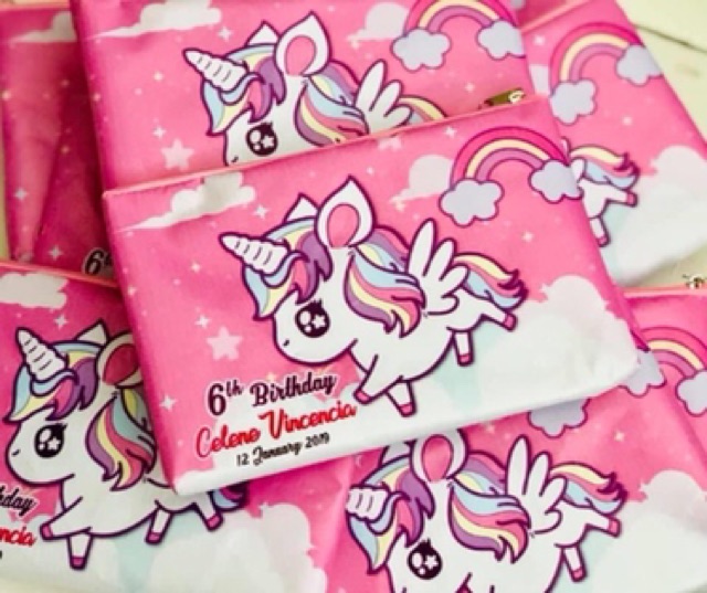 

10pcs Souvenir Dompet / tempat pencil custom