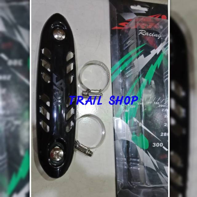 Cover leher knalpot klx150