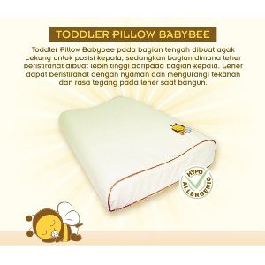 BabyBee Toddler Pillow Baby Bee Bantal Balita