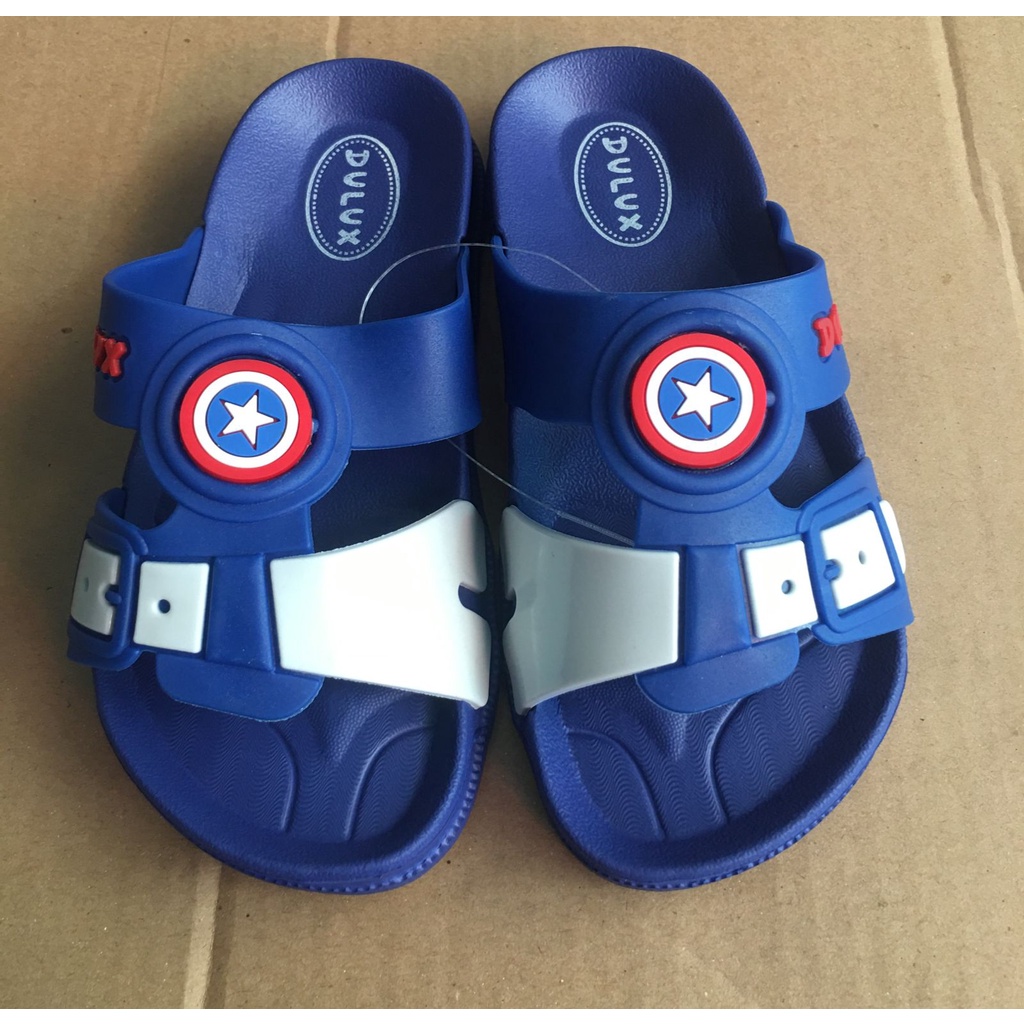 DX-362C DULUX Sandal Selop Anak Laki Laki Cowok Karakter Captain America Size 30-35