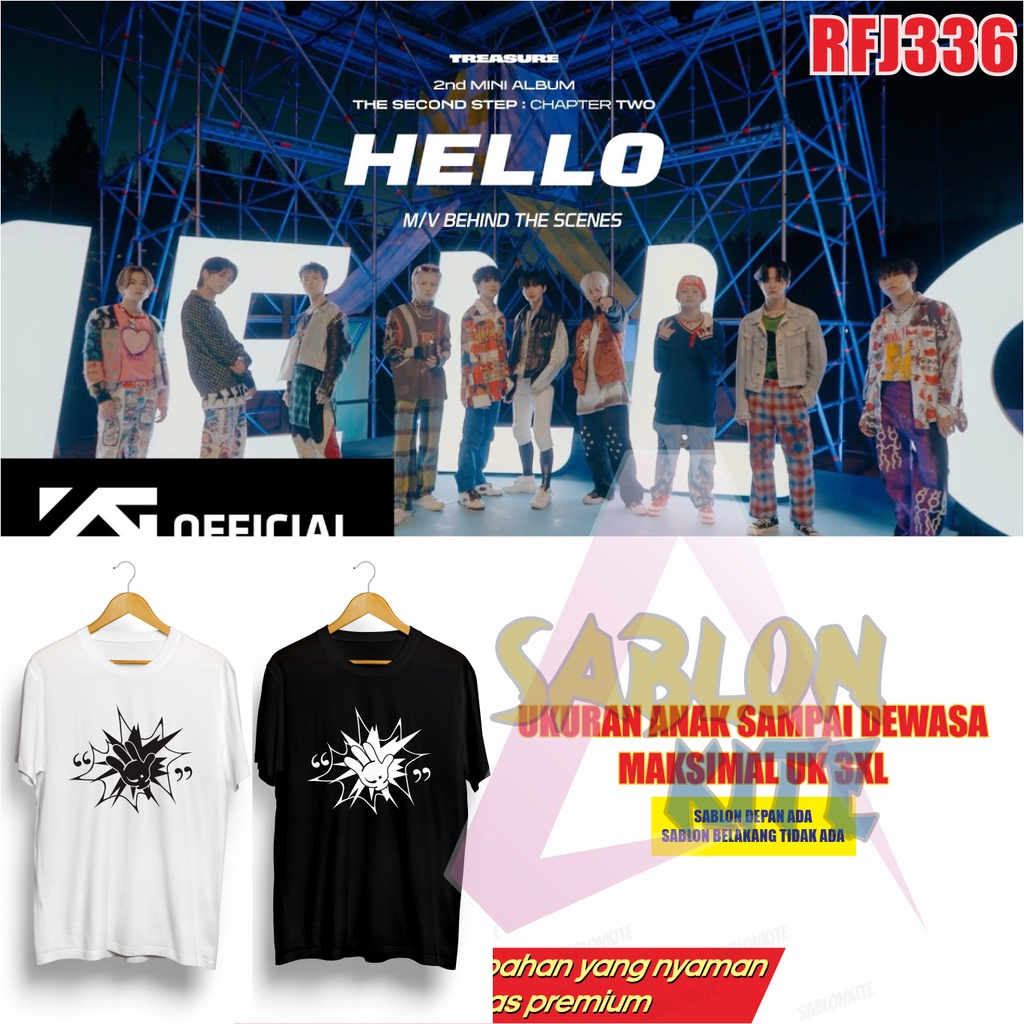 MURAH!!! KAOS KPOP HELLO SABLON BESAR RFJ336 UP TO 3XL