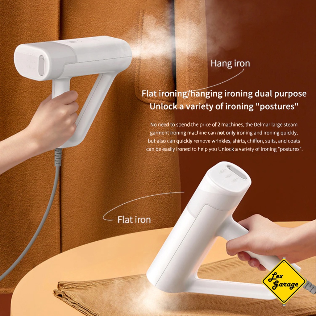 Setrika Uap Portable Deerma HS100  Handheld Steamer