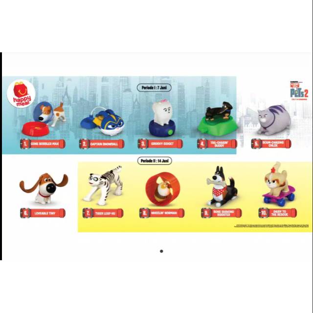 Happy Meal MCDONALD'S 
Pets 2