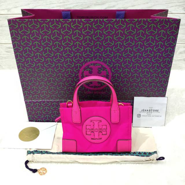 Tory Burch Ella Micro ToteBag - Pink