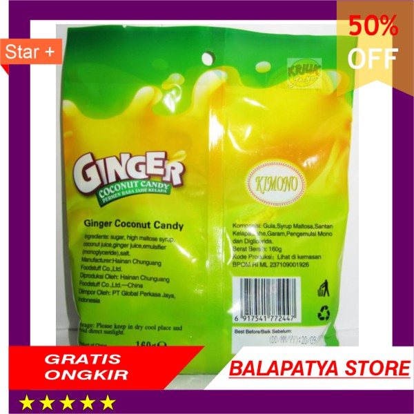 

CUMA HARI INI SAJA!!! 50 Off PERMEN JAHE KELAPA ... GINGER