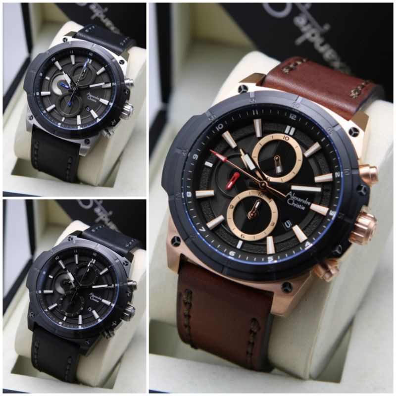 AC6587 Jam Tangan Pria Alexandre Christie AC6587 Original