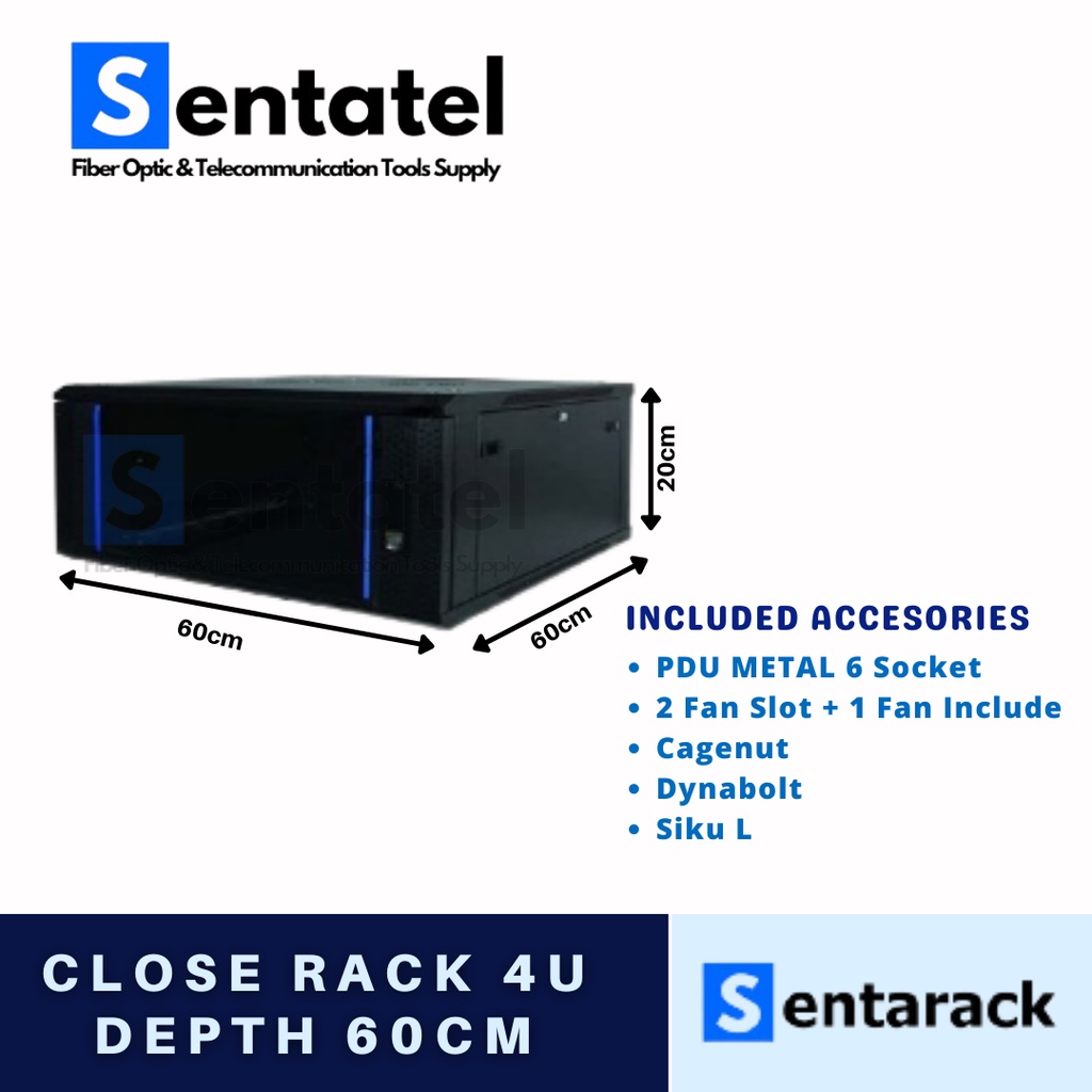 Close Rack 4U / Rack Server 4U Depth 60 cm