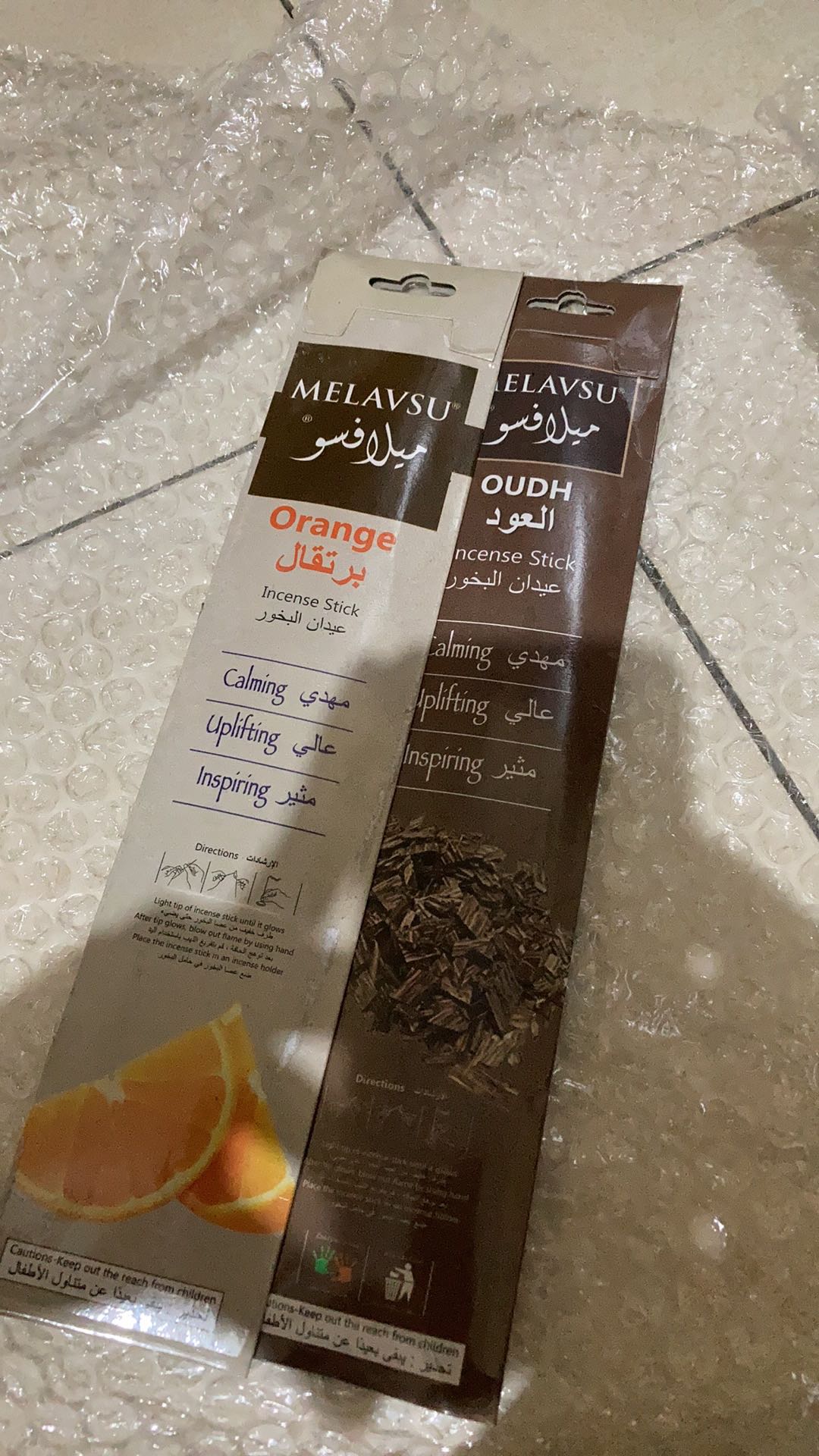 Pengharum Ruangan Aromaterapi Melavsu Musk Incense Stick Long 28g
