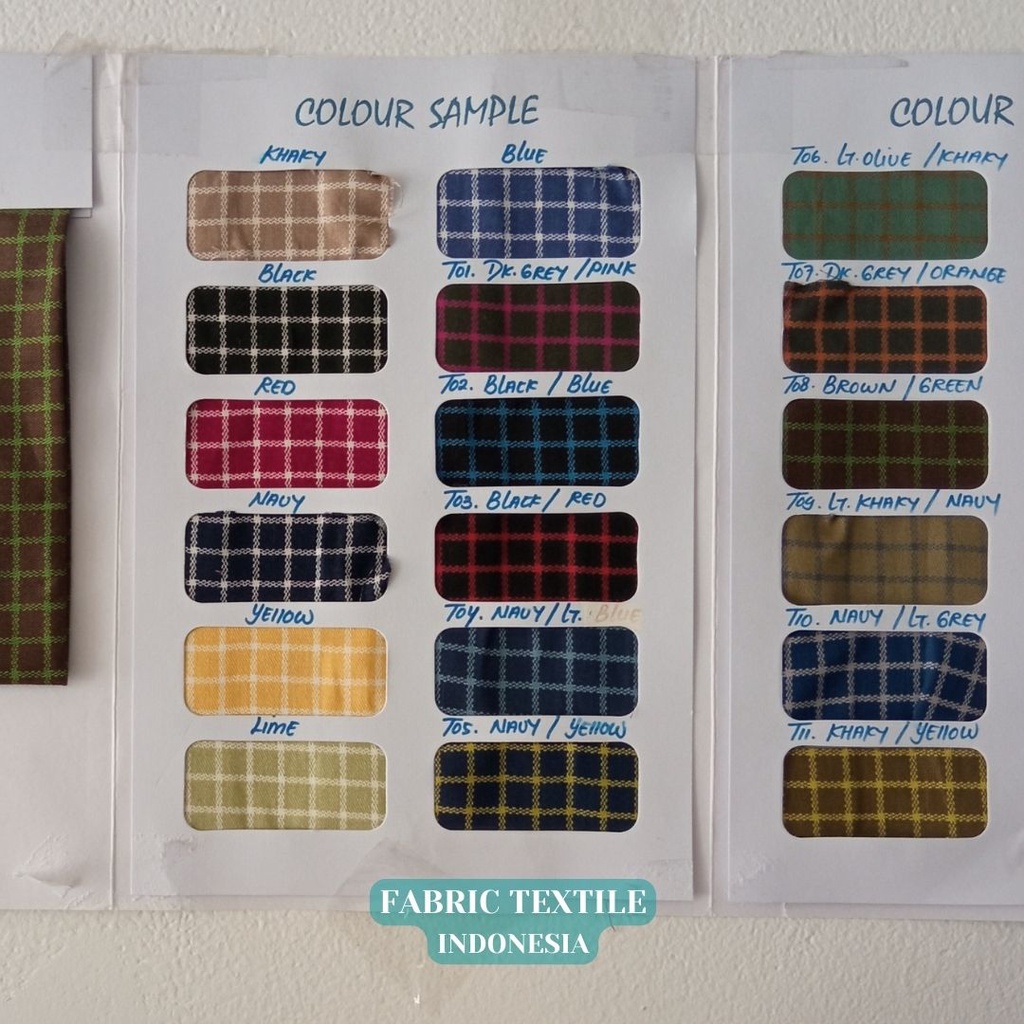 KAIN KATUN JEPANG MOTIF TOKAI SENKO / JAPAN DESIGN / KAIN MOTIF GINGHAM / KAIN KATUN JEPANG KOTAK GI