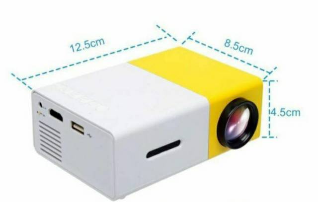 LCD Projector proyektor mini YG - 300 LED